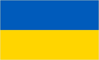 Flaggenfarben der Ukraine